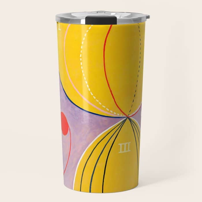 Hilma Af Klint "The Ten Largest, No. 07, Adulthood, Group Iv" Travel Mug