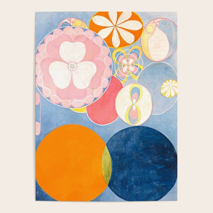 Hilma Af Klint "The Ten Largest, No. 02, Childhood, Group Iv" Poster