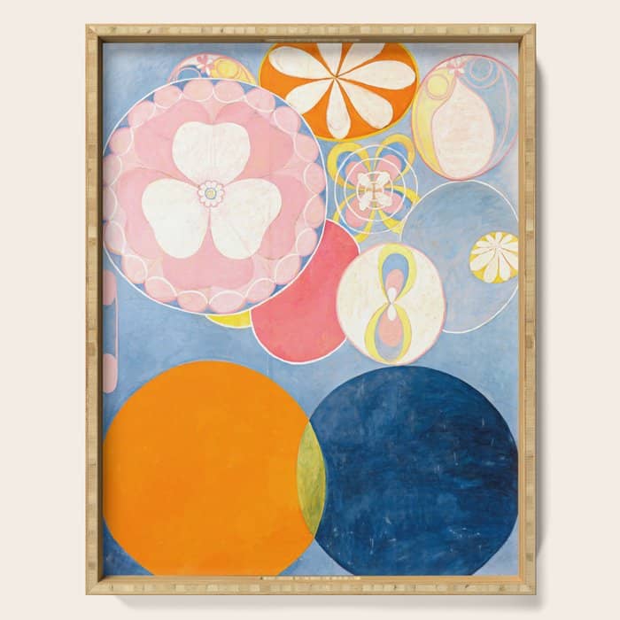 Hilma Af Klint "The Ten Largest, No. 02, Childhood, Group Iv" Serving Tray