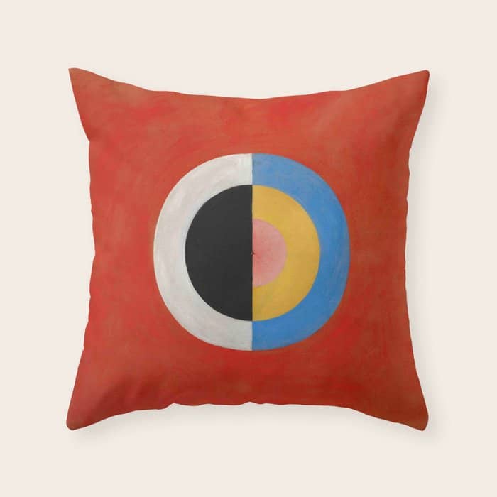 Hilma Af Klint "The Swan, No. 17, Group Ix-Suw" Throw Pillow