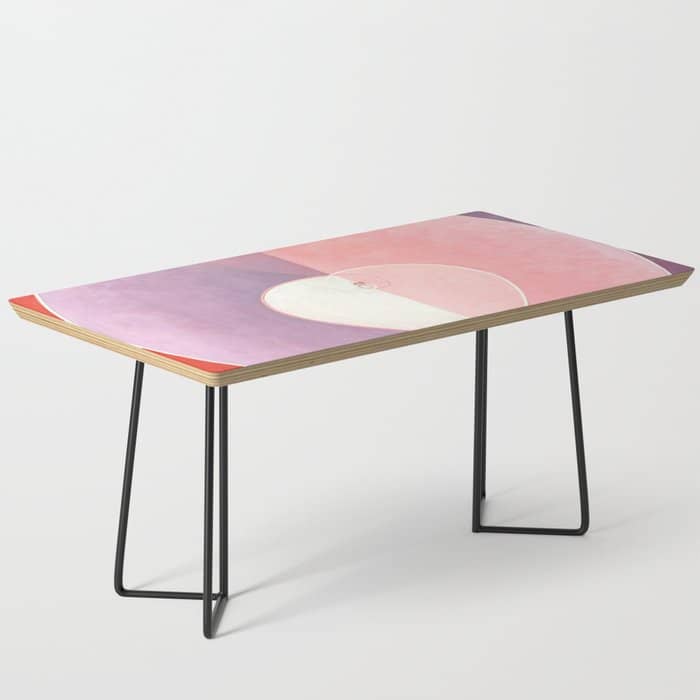 Hilma Af Klint "The Dove, No. 02, Group Ix-Uw, No. 26" Coffee Table