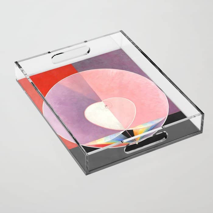 Hilma Af Klint "The Dove, No. 02, Group Ix-Uw, No. 26" Acrylic Tray