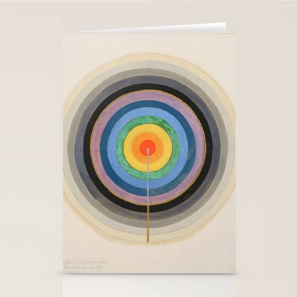 Hilma Af Klint "Series Viii. Picture Of The Starting Point (1920)" Stationery Card