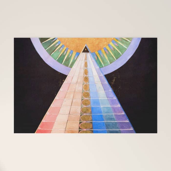 Hilma Af Klint "Altarpiece No. 1" Welcome Mat
