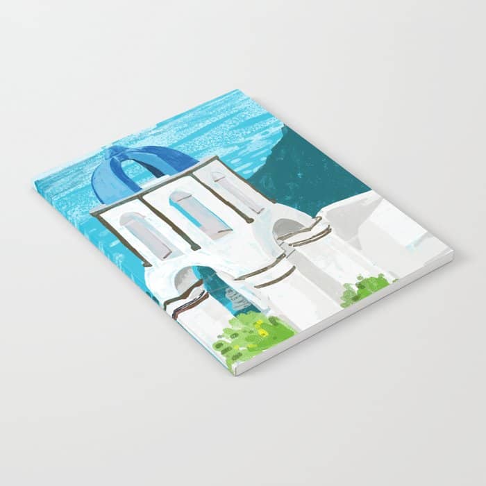 Greek Landscape #Painting #Travel #Greece Notebook