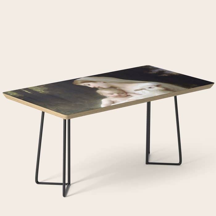 William-Adolphe Bouguereau "L'Innocence (Innocence)"(1893) Coffee Table