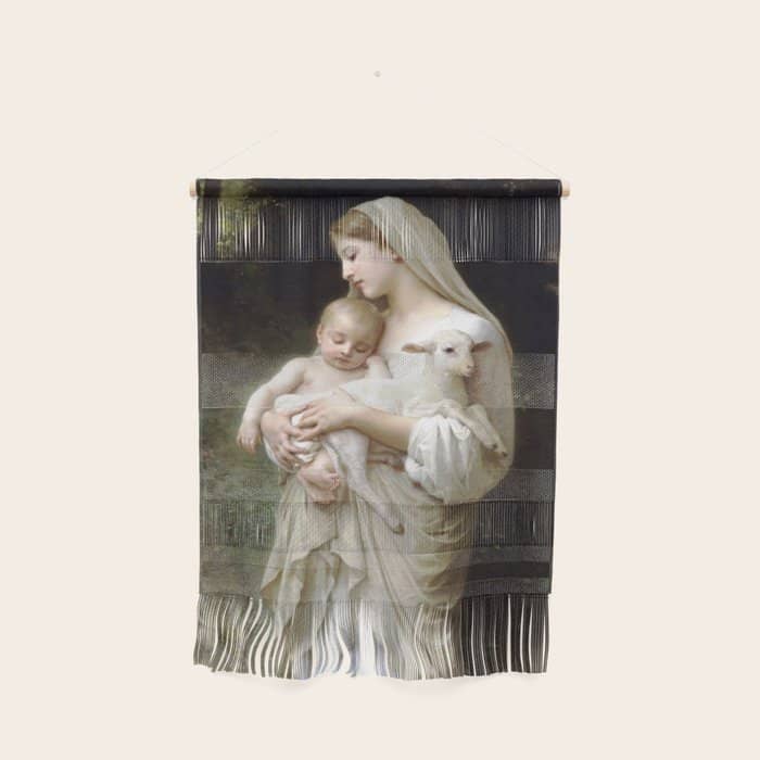 William-Adolphe Bouguereau "L'Innocence (Innocence)"(1893) Wall Hanging