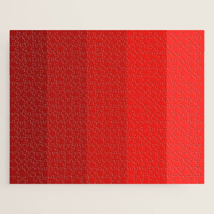 Red Striped Color Gradient Jigsaw Puzzle