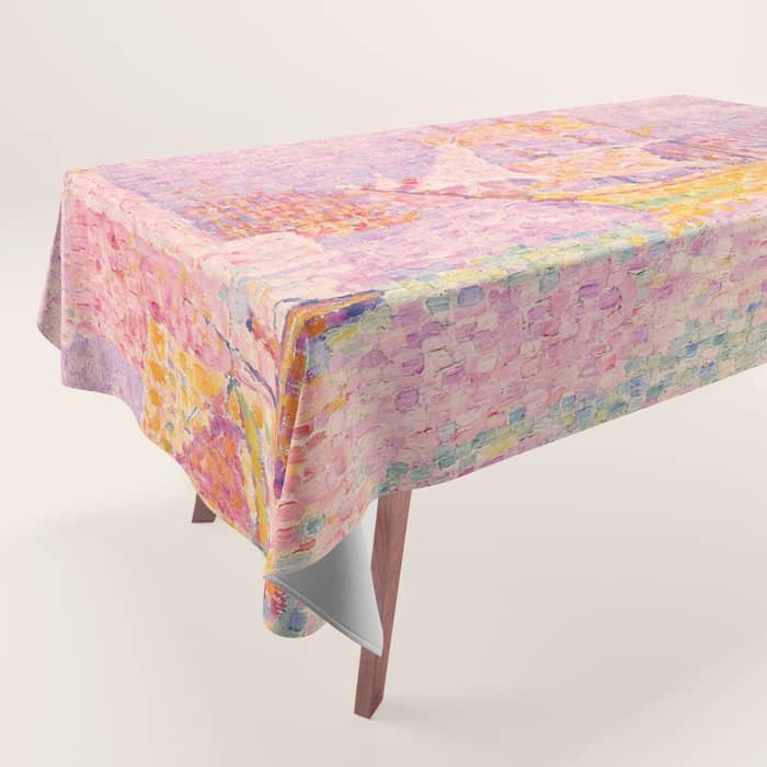 Paul Signac "Harbour At Marseilles" Tablecloth