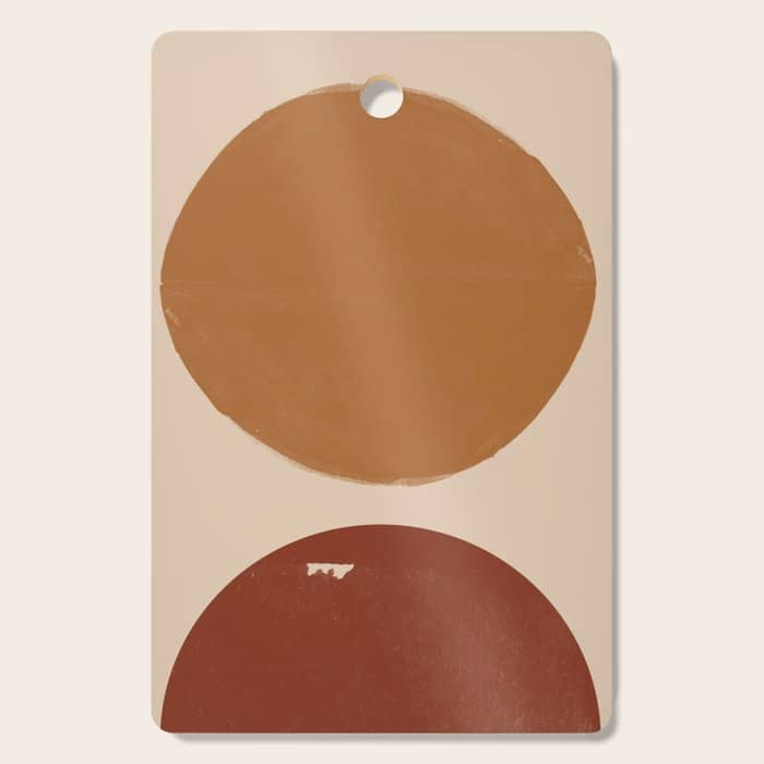 Burnt Orange Sun, New Boho Cutting Board