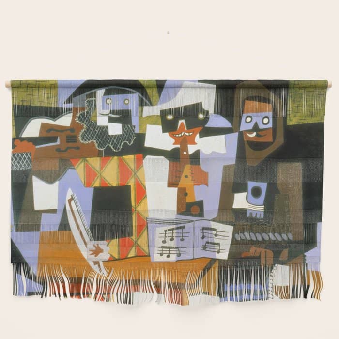Pablo Picasso Three Musicians Wall Hanging