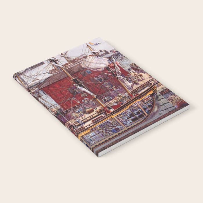 Salem Massachusetts Wharves Diagram Notebook
