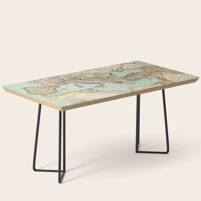Vintage Map Of The Roman Empire (1889) Coffee Table