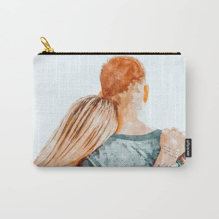 You Are My Sun, My Moon & All My Stars #Painting #Illustration Carry All Pouch