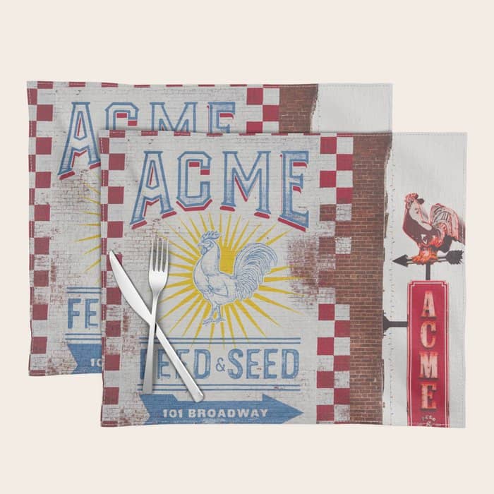 Acme Feed And Seed Nashville Tennessee Placemat