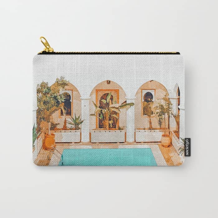 Turkish Holiday #Painting #Travel Carry All Pouch