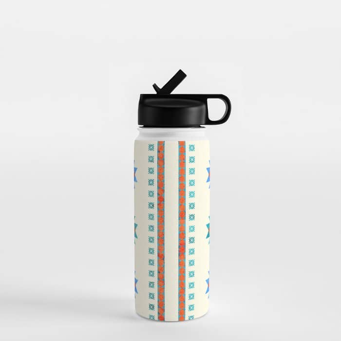 Geometry Navajo Pattern No3 Water Bottle