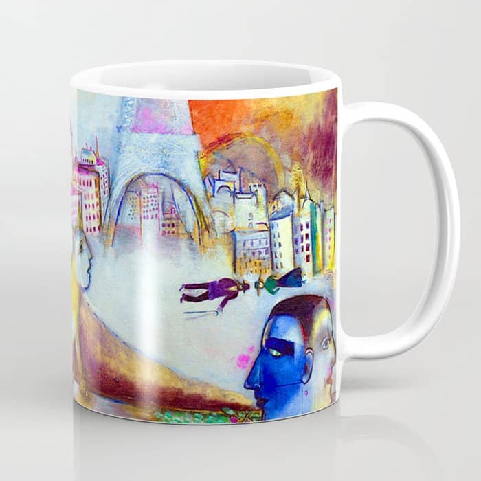 Marc Chagall Paris Through The Window Coffee Mug