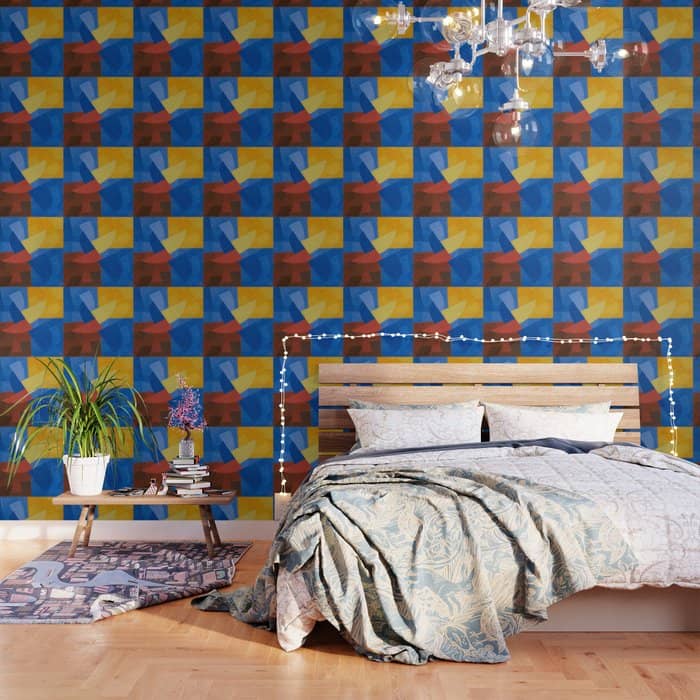 Otto Freundlich Komposition (Ca. 1932) Kunstmuseum Basel Colorful Geometric Art Wallpaper