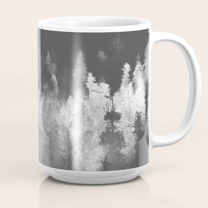 Chromatic Forest Nature Photography Coffee Mug