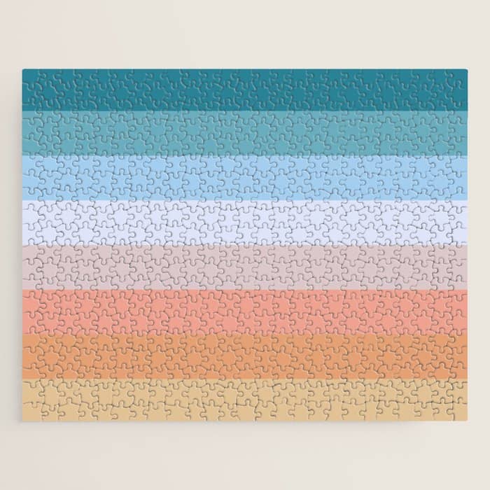 Multicolor Stripes - Tiyanak Jigsaw Puzzle