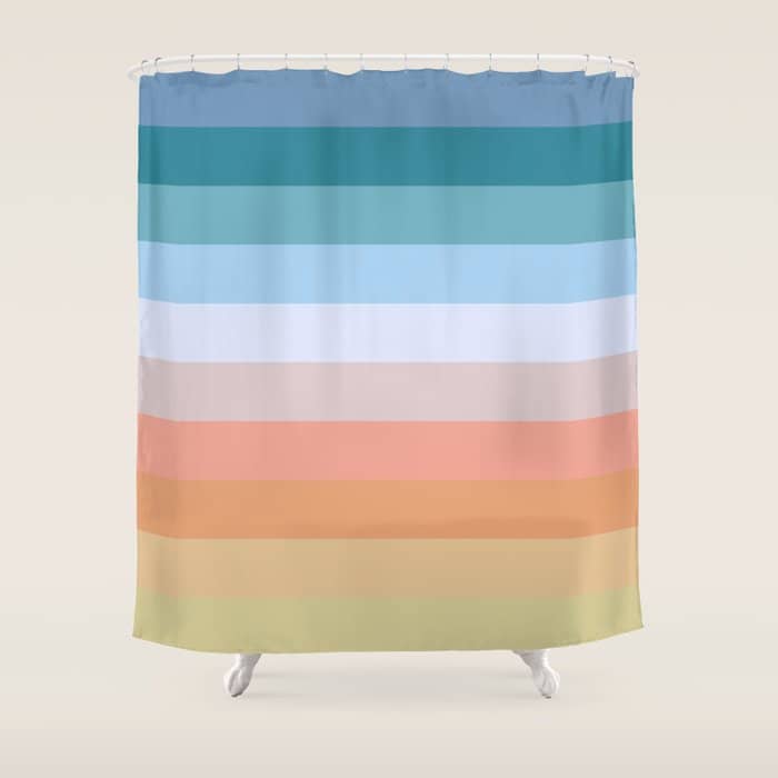 Multicolor Stripes - Tiyanak Shower Curtain