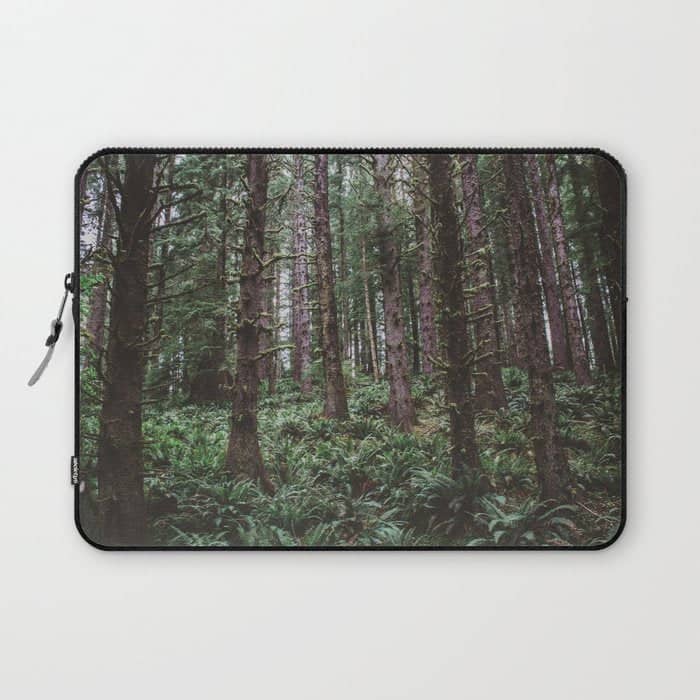 Forest Dark, Forest Deep Iii Laptop Sleeve