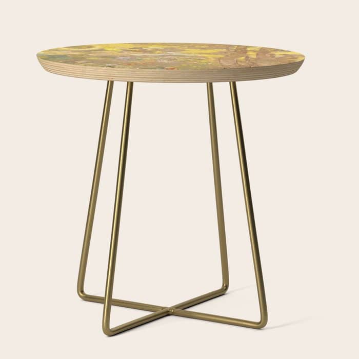 Odilon Redon "Trees On A Yellow Background" Side Table
