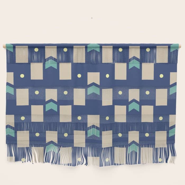 Art Deco Geometric Pattern 272 Wall Hanging