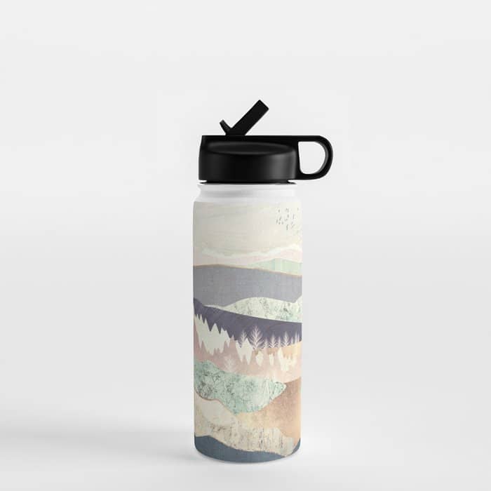 Golden Spring Reflection-Horizontal Muted Water Bottle