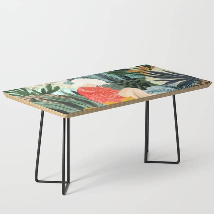 The Distracted Reader | Mindfulness Solo Travel | Bohemian Jungle Botanical Mood | Nature Book Lady Coffee Table