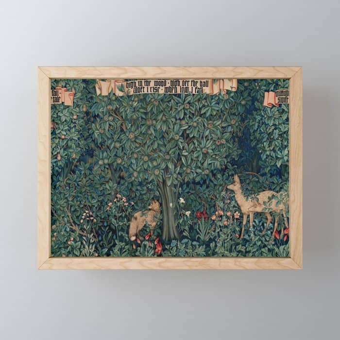 John Henry Dearle "Greenery" 1. Mini Art Print