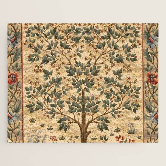 William Morris "Tree Of Life" 3. Jigsaw Puzzle