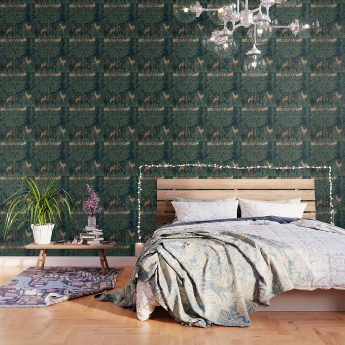 John Henry Dearle "Greenery" 1. Wallpaper