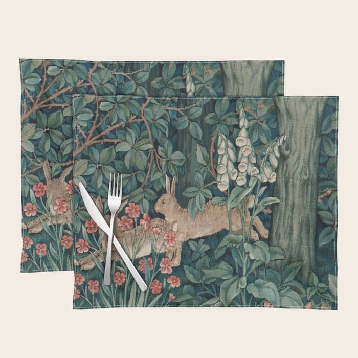 John Henry Dearle "Greenery" 4. Placemat