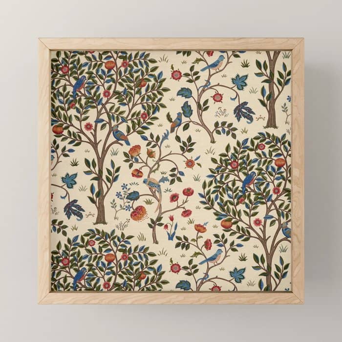 William Morris "Kelmscott Tree" 1. Mini Art Print