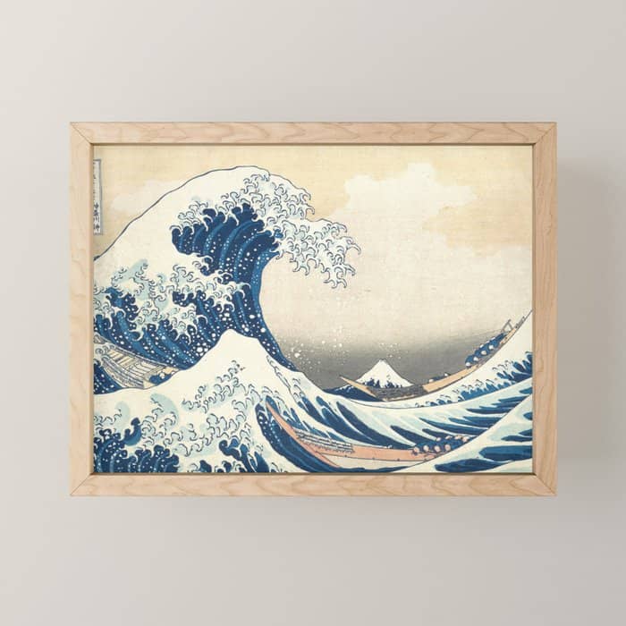 The Great Wave Off Kanagawa Mini Art Print
