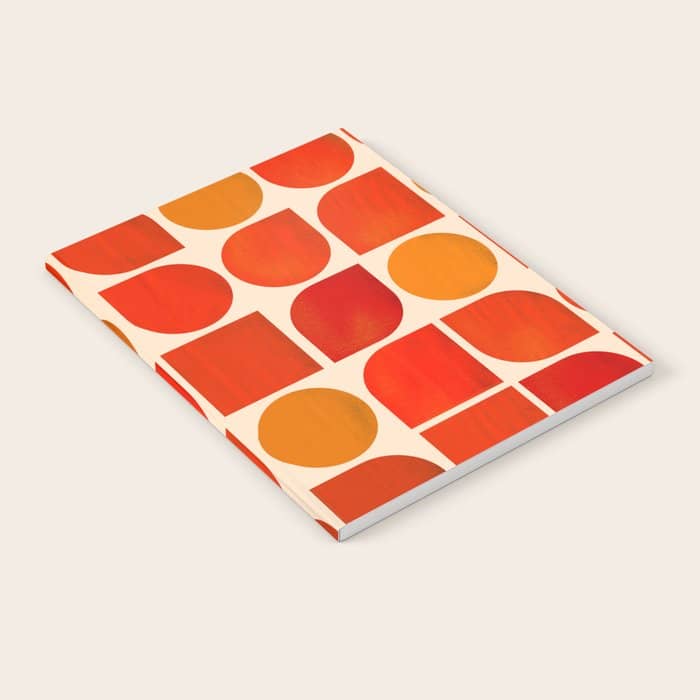 Fun Geometry - Mid-Century Abstract Notebook