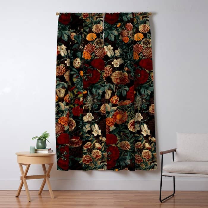 Exotic Garden - Night Xxi Window Curtain