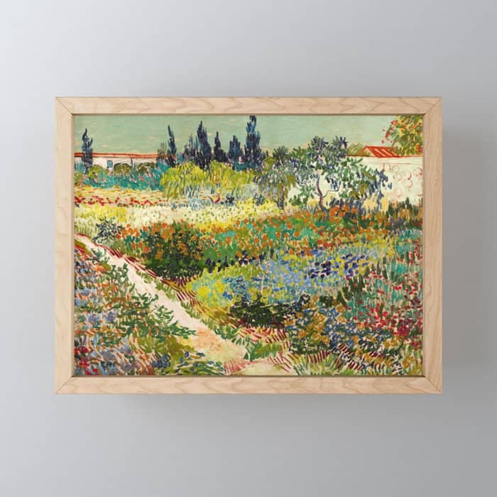 Vincent Van Gogh - Garden At Arles Mini Art Print