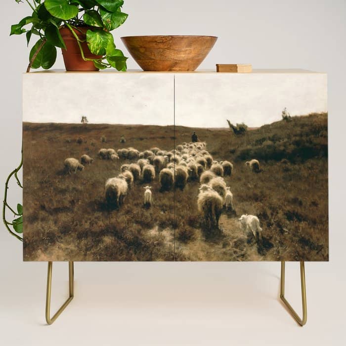 The Return Of The Flock, Laren By Anton Mauve Credenza