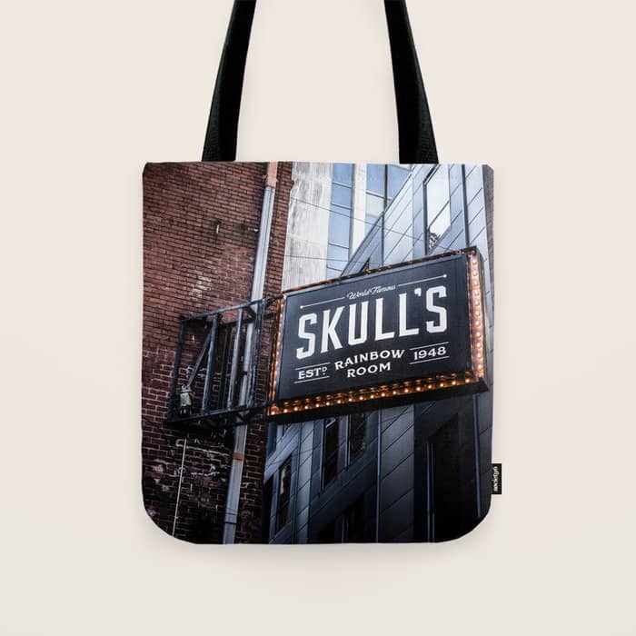 Skull'S Rainbow Room Nashville Tennessee Tote Bag