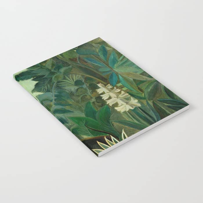 Henri Rousseau "The Equatorial Jungle" Notebook