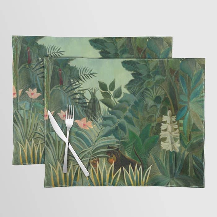 Henri Rousseau "The Equatorial Jungle" Placemat