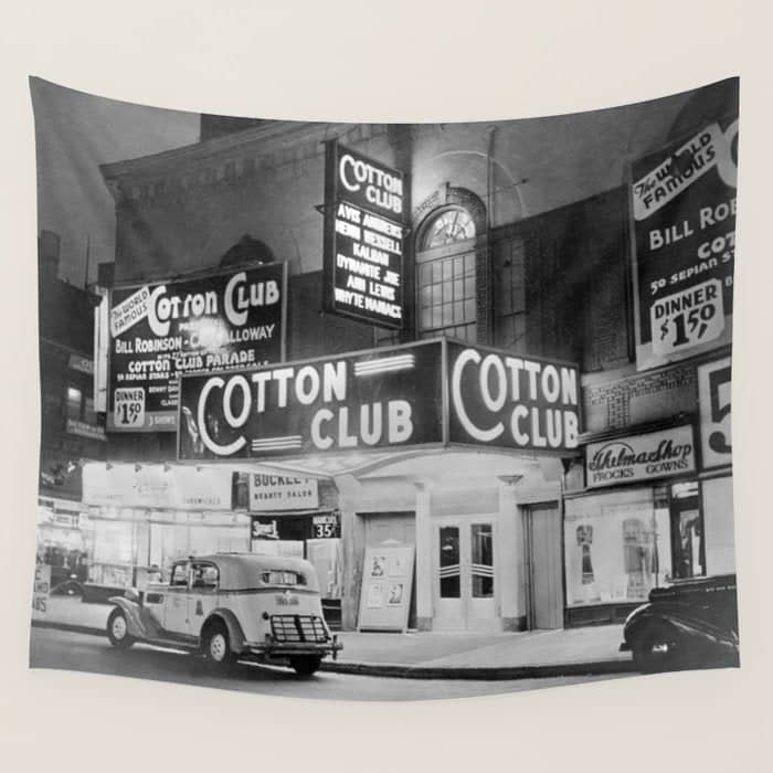 African American Harlem Renaissance Cotton Club Jazz Age Photograph Wall Tapestry