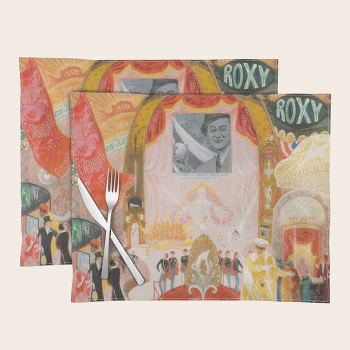 Florine Stettheimer "The Cathedrals Of Broadway" Placemat