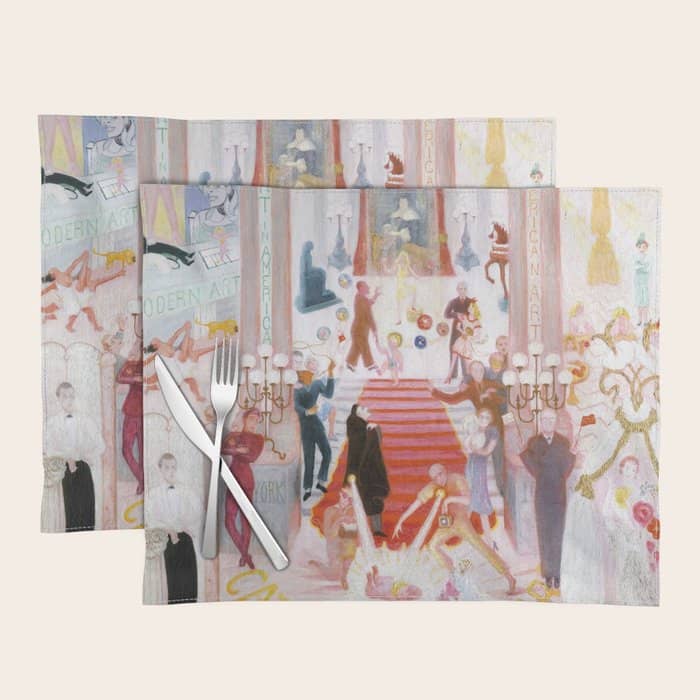 Florine Stettheimer "The Cathedrals Of Art" Placemat
