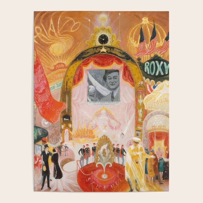 Florine Stettheimer "The Cathedrals Of Broadway" Poster