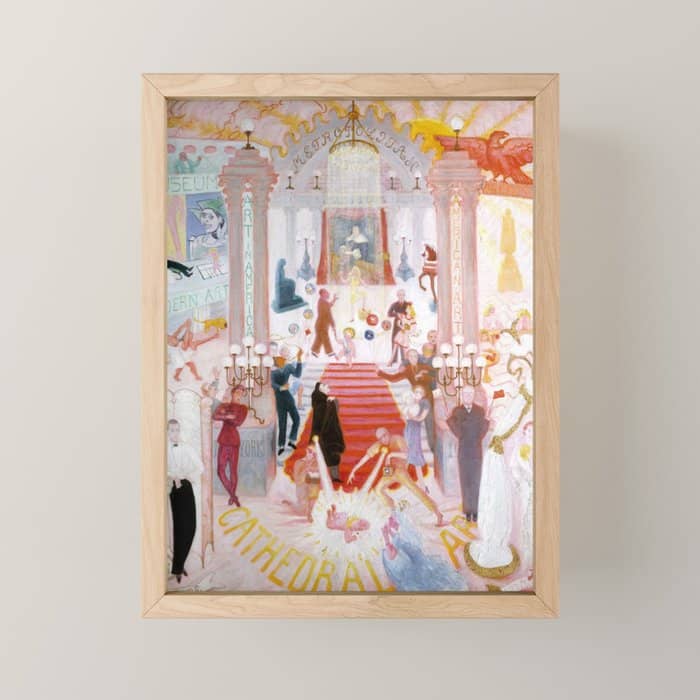 Florine Stettheimer "The Cathedrals Of Art" Mini Art Print