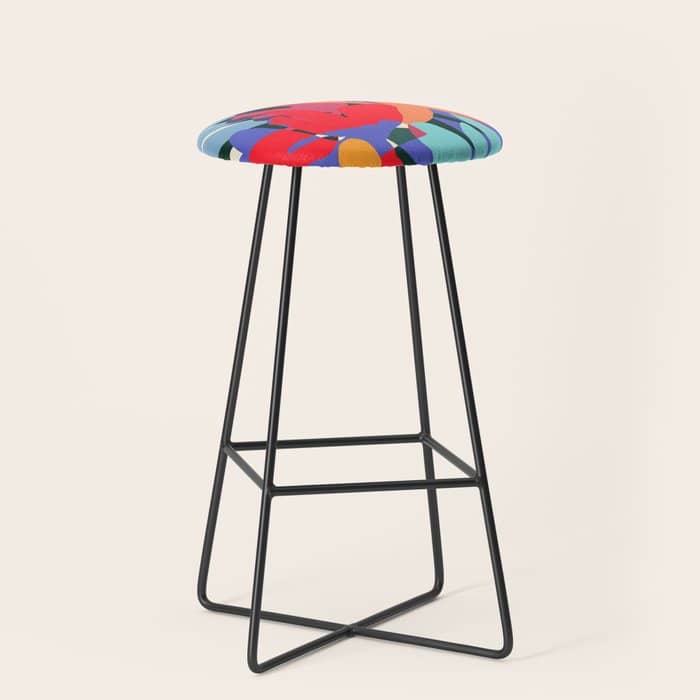 Where Flowers Blossom, So Does Hope. #Painting #Abstract Stool